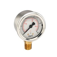 900 Series Acrylonitrile Butadiene Styrene (ABS) and Stainless Steel Liquid Filled Pressure Gauge (20-901-Series)